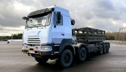 Десятиколёсный тяжеловоз: белорусский МЗКТ показал новый грузовик