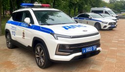 Электрокроссовер «Москвич» поступил на службу в полицию