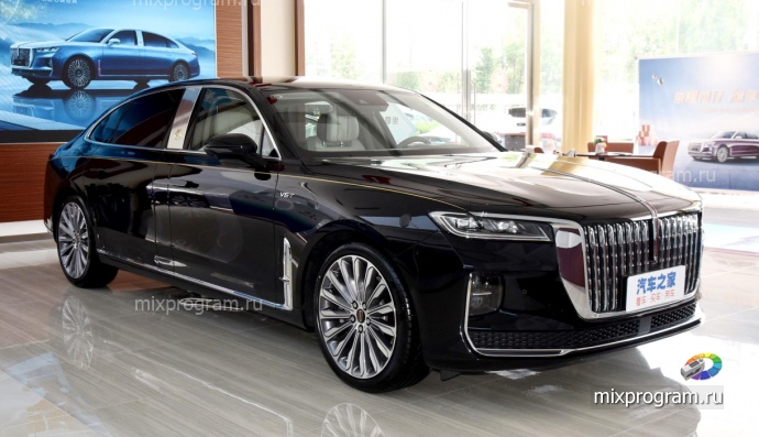 Самый дорогой китайский автомобиль в России: в продаже появился седан Hongqi H9+